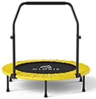 CLORIS 40in Folding Trampoline Mini Trampoline Rebounder Trampoline for Adults Fitness Trampoline