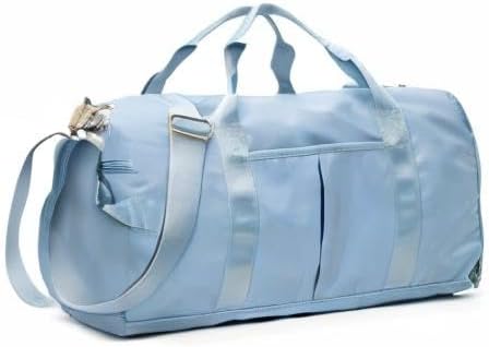 KARRESLY Sports Gym Bag for Women or Men Travel Duffel Bag with Wet Pocket and Shoes Compartment
