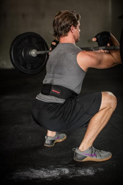 Harbinger 360890 4-Inch Nylon Weightlifting Belt, Medium,Black