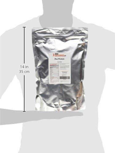 BulkSupplements.com Organic Pea Protein Powder - Plant Based & Vegan Protein Powder - Unflavored &