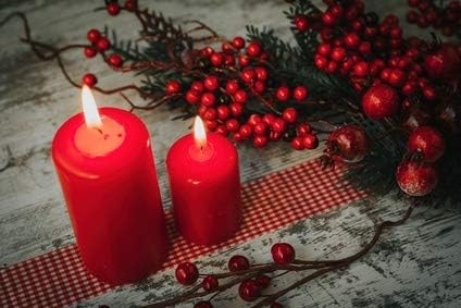 3 X 6 Inch Pillar Candles Set of 12 Bulk Event Pack Round Unscented Premium Wax Pillar Candles for