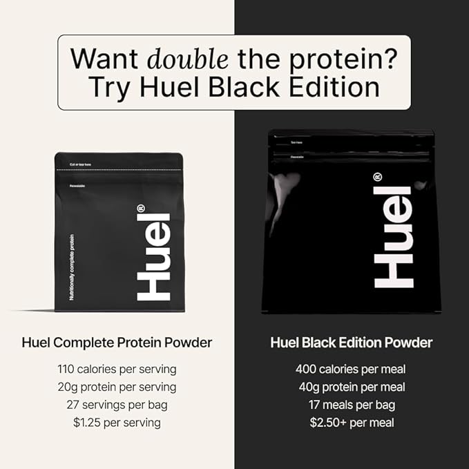 Huel Vegan Protein Powder | Vanilla | Complete Nutrition | 20g Protein Powder | 100% Plant-Based |