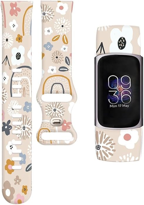 Sport Bands Compatible with Charge 6 /Charge 5 for Women Men,Soft Waterproof Replacement Straps