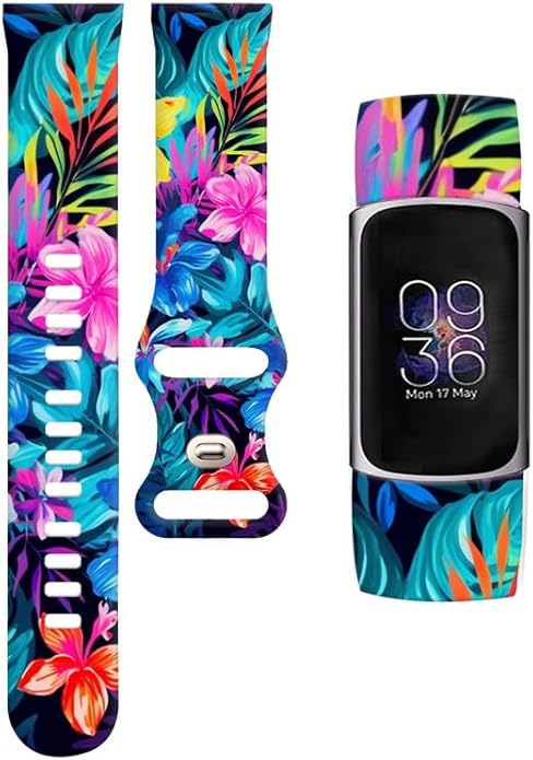 Sport Bands Compatible with Charge 6 /Charge 5 for Women Men,Soft Waterproof Replacement Straps