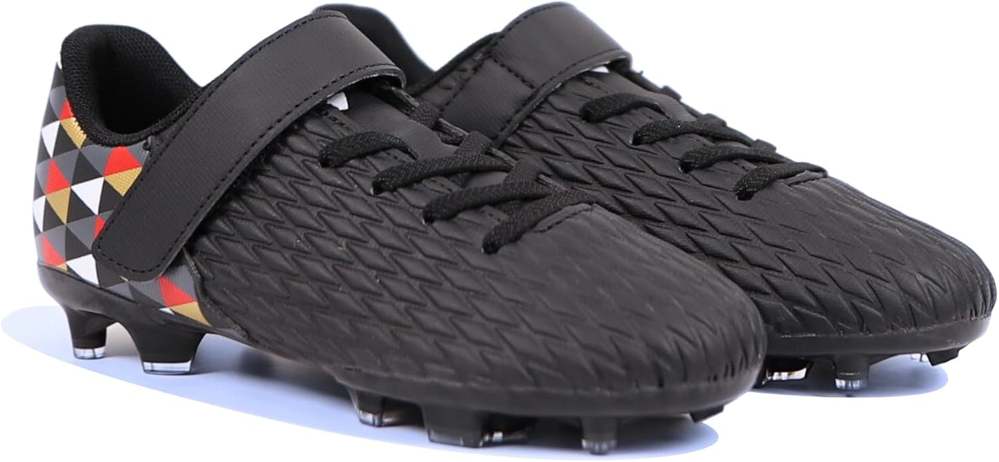 Soccer Cleats for Kids & Youth | Lightweight Football Shoes for Firm Ground | Durable Girls & Boys