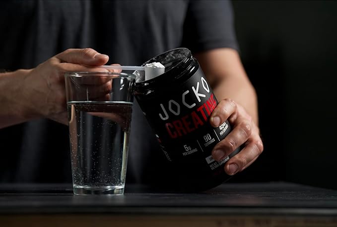 Jocko Fuel Creatine Monohydrate Powder - Creatine for Men & Women, Supplement for Athletic