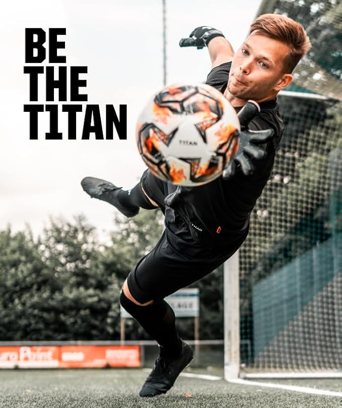 T1TAN Beast Goalkeeper Gloves - Without Finger Protection - Soccer Goalie Gloves Adult
