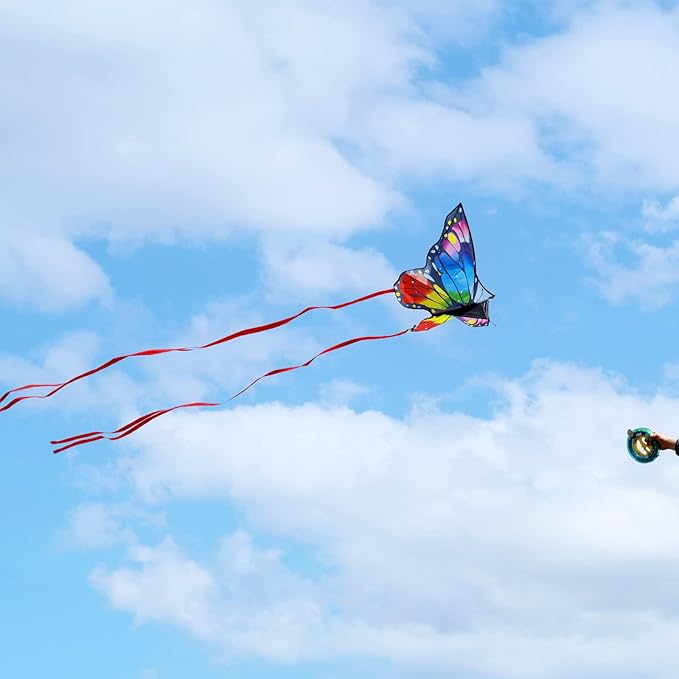 Butterfly Kites for Kids and Adults, Easy to Fly Large Single Line Kite for Boys and Girls - 55" x
