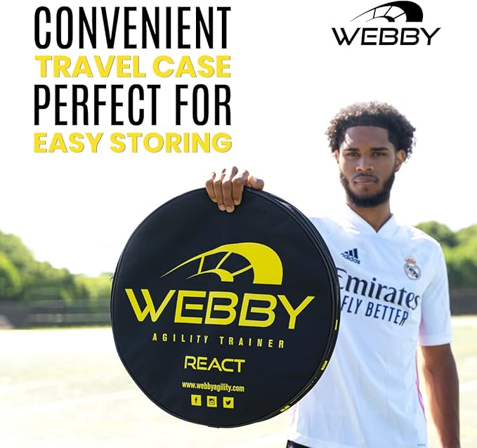 Webby Agility Trainer – Circle Speed and Agility Ladder for High Intensity Reactive Footwork Drills