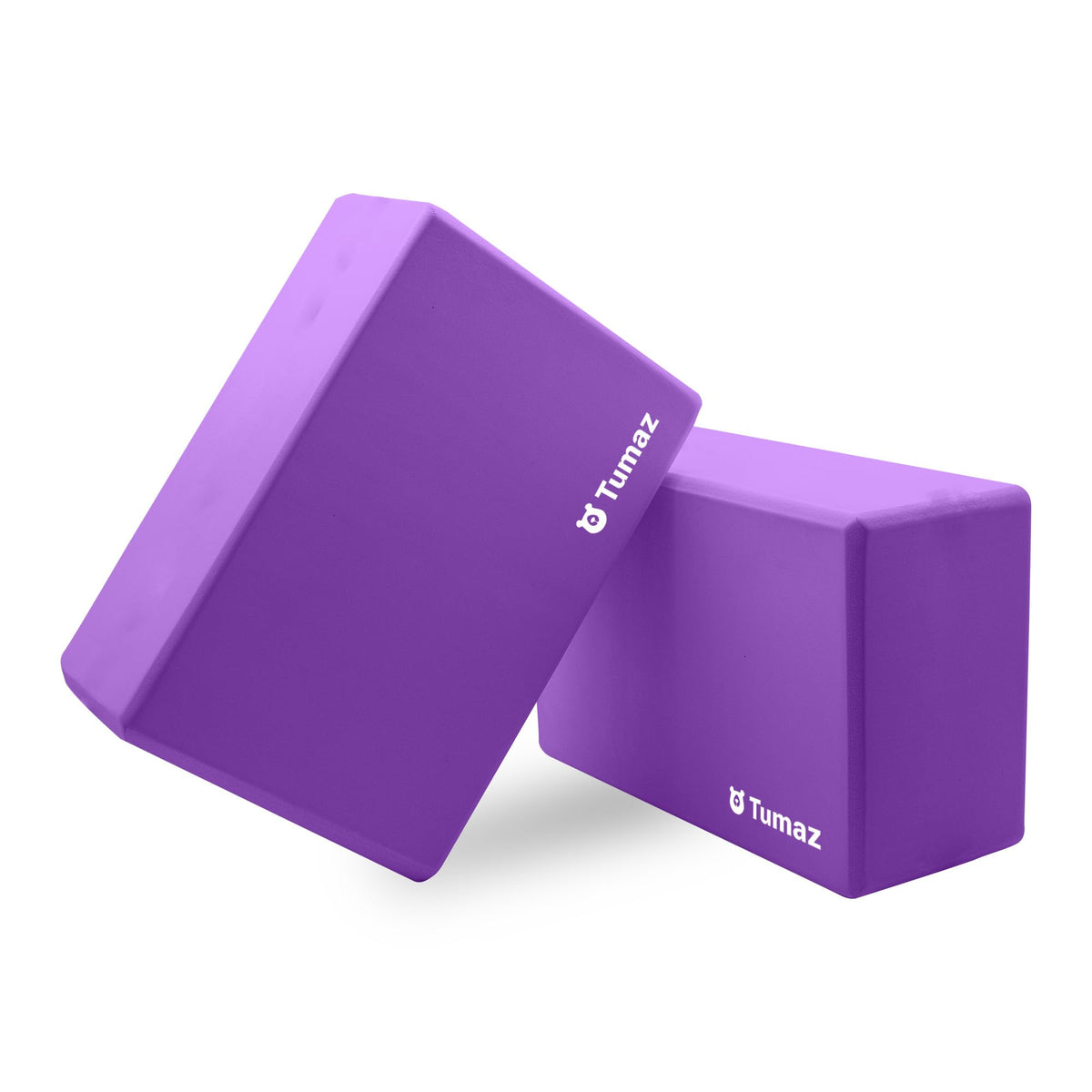 Tumaz Non-Slip Yoga Blocks,High-Density EVA Foam 2 Pack for Yoga & Pilates