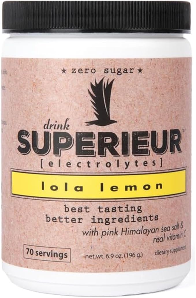 Superieur Electrolytes ??Plant Based Electrolyte Supplement w/Sea Minerals for Hydration & Recovery