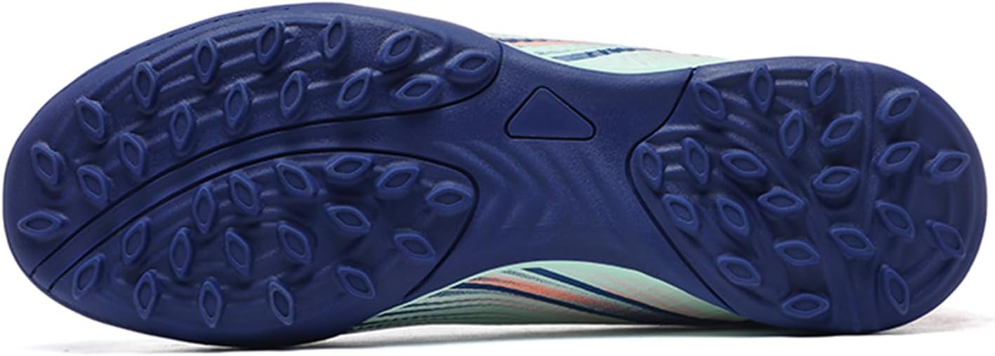 Men's High Top Soccer Shoes FG Long Spikes Adult Football Shoes Lightweight Professional Athletic