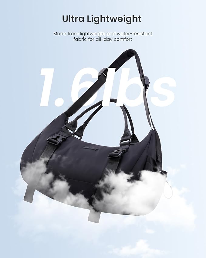 LOVEVOOK Gym Bag for Women Men, duffle bag for travel with shoe compartment, Small Gym Tote Dry Wet