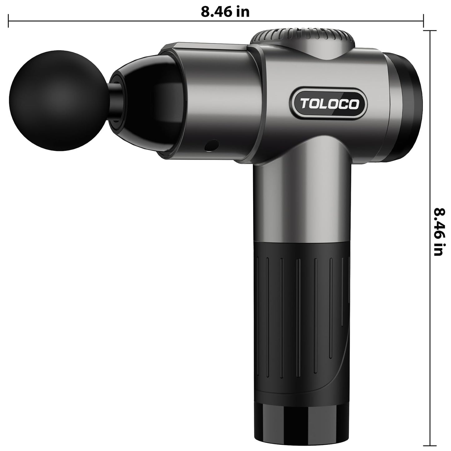 TOLOCO Massage Gun, Deep Tissue Back Massage for Athletes for Pain Relief, Percussion Massager with