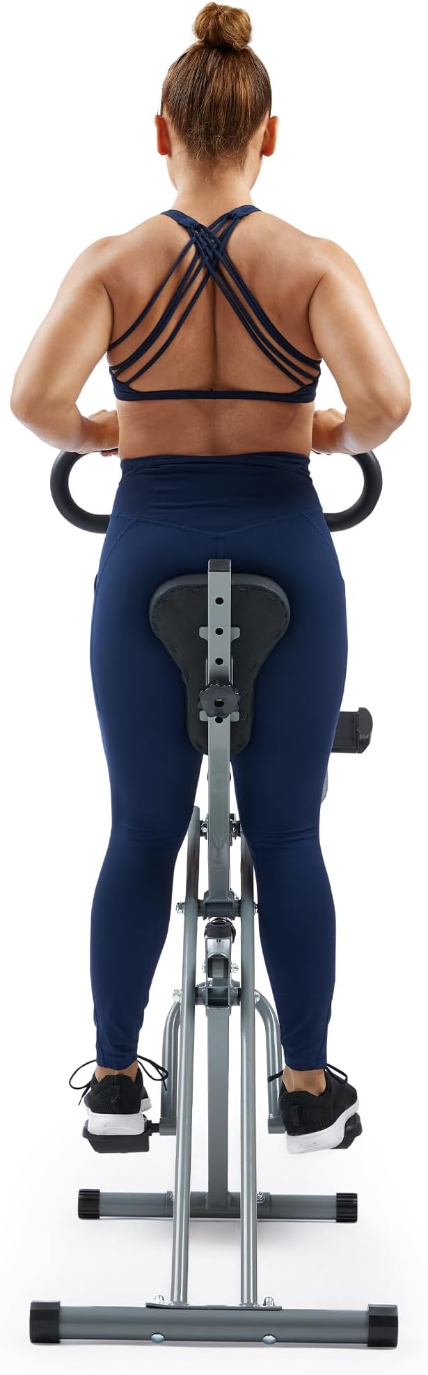 Sunny Health & Fitness Row-N-Ride PRO, Full Body Combo Squat Machine w/Optional Resistance Band