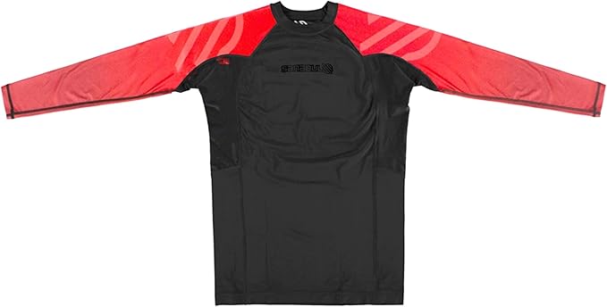 Sanabul Essential Long Sleeve Compression Training Rash Guard for MMA BJJ Wrestling Grappling and