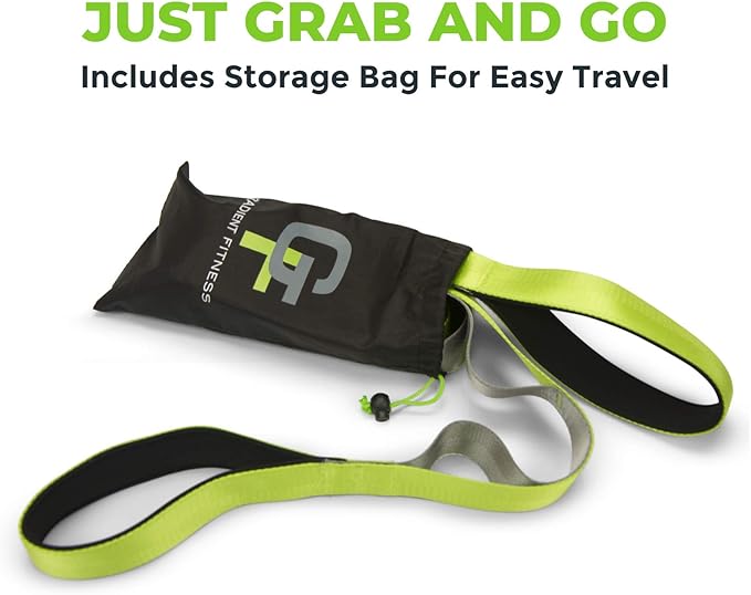 Gradient Fitness Stretching Strap for Physical Therapy, 12 Multi-Loop Stretch Strap 1.5" W x 8' L