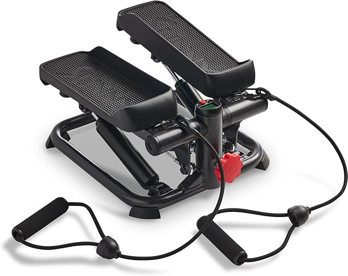 Sunny Health & Fitness Mini Steppers for Exercise at Home, Stair Step Workout Machine, Full Body