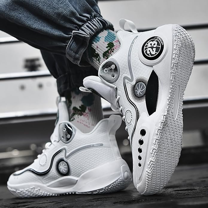 Boys Basketball Shoes Breathable Indoor Athletic Shoes Youth Outdoor Fashion Sneakers Comfortable