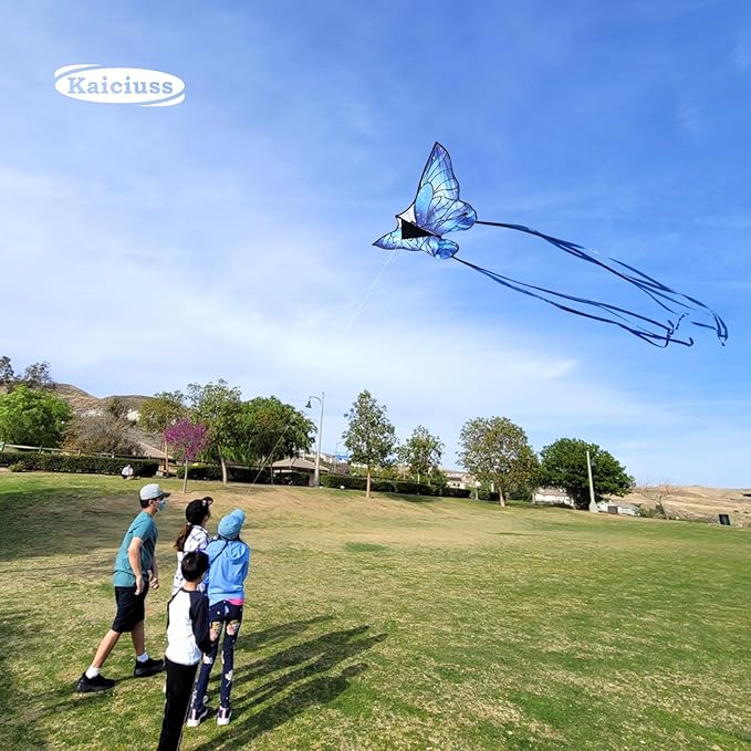 Butterfly Kites for Kids and Adults, Easy to Fly Large Single Line Kite for Boys and Girls - 55" x