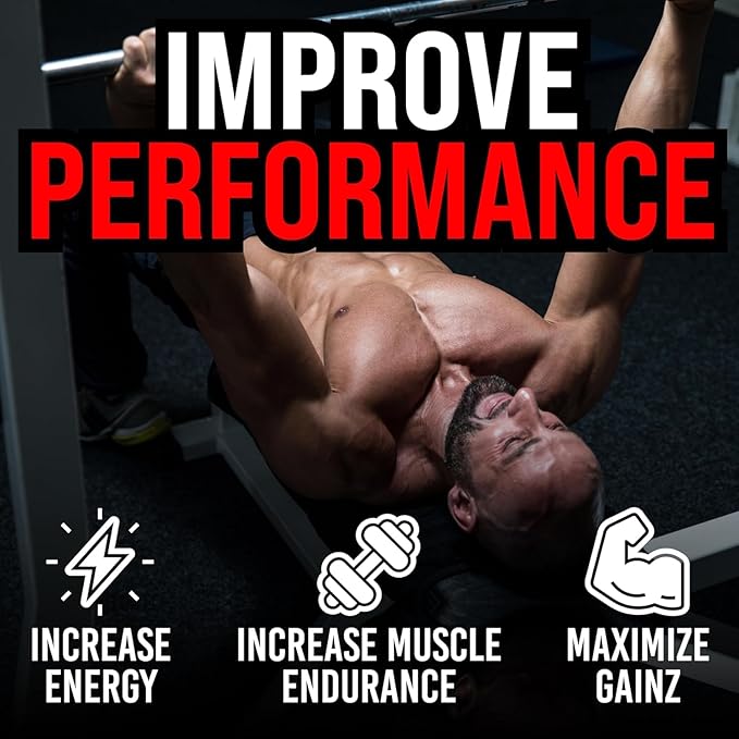 Bucked Up Grape Apple Creatine for Women and Men - Easy to Mix Vegetarian - Flavored Creatine