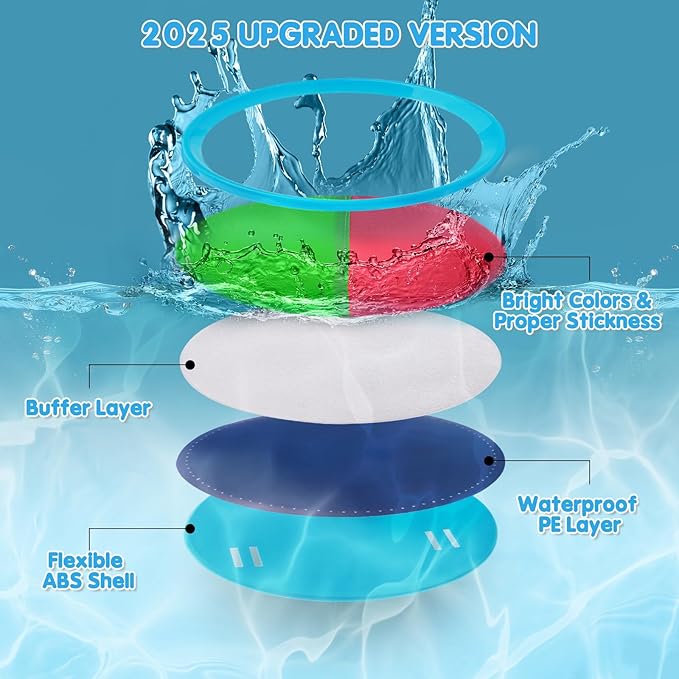 Ayeboovi Toss and Catch Ball Set Beach Toys Pool Toys Outdoor Games Outdoor Toys Yard Games Easter