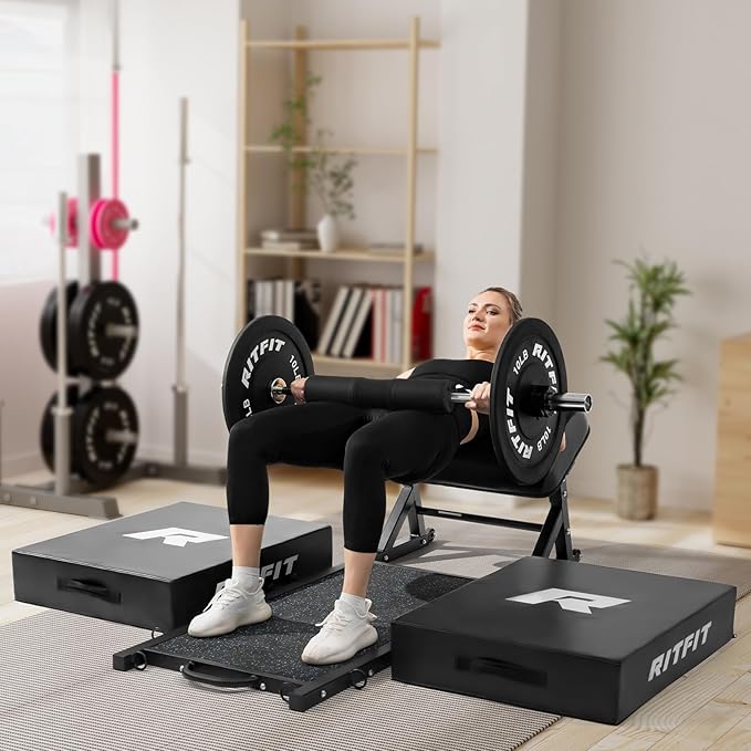 RITFIT Olympic Barbell 4ft/4.8ft/6ft - 2 Inch Weight Bar for Strength Training, Weightlifting