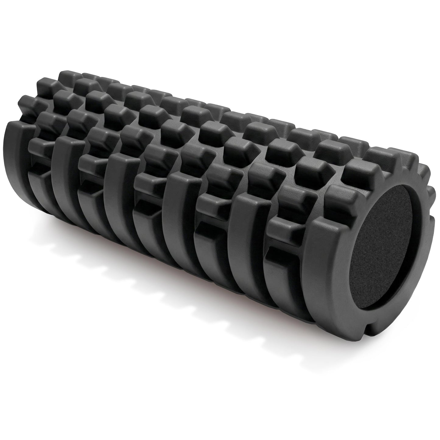 Deep Tissue Massage Roller For Myofascial Release, Physical Therapy, and Scar Tissue, Black