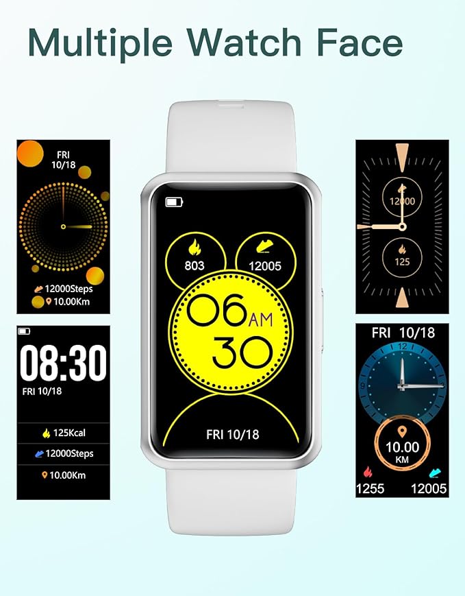 HUAKUA Fitness Tracker No Bluetooth No APP No Phone Needed, Fitness Watch for Men Women Parents