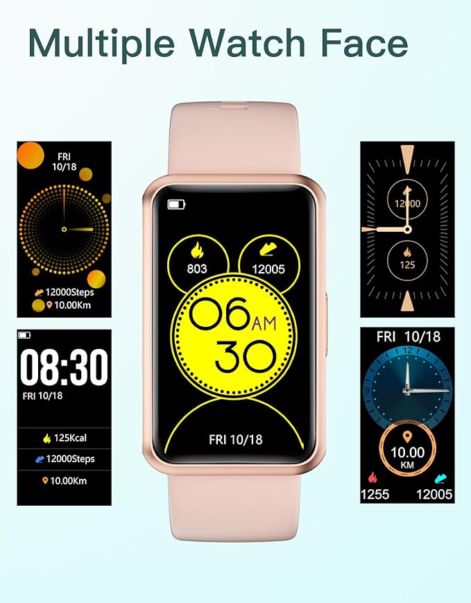 HUAKUA Fitness Tracker No Bluetooth No APP No Phone Needed, Fitness Watch for Men Women Parents