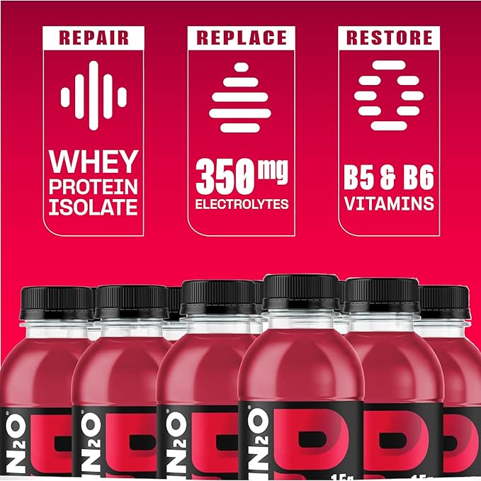 Protein2o Hydration Drink - 2-in-1 Liquid Clear Whey Protein Isolate and Electrolyte Drink - 15g