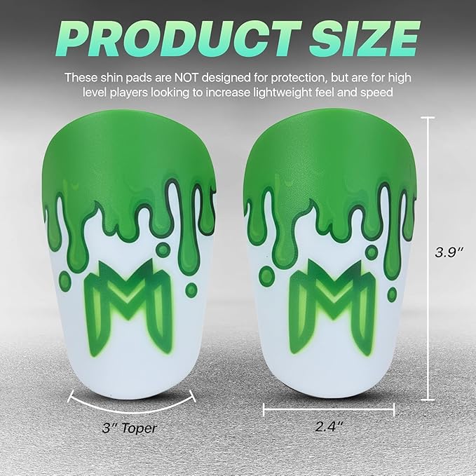 MiniGuards - Mini Shin Guards for Soccer Players - Tiny Shin Pads for Men, Women, Teens - Miniature