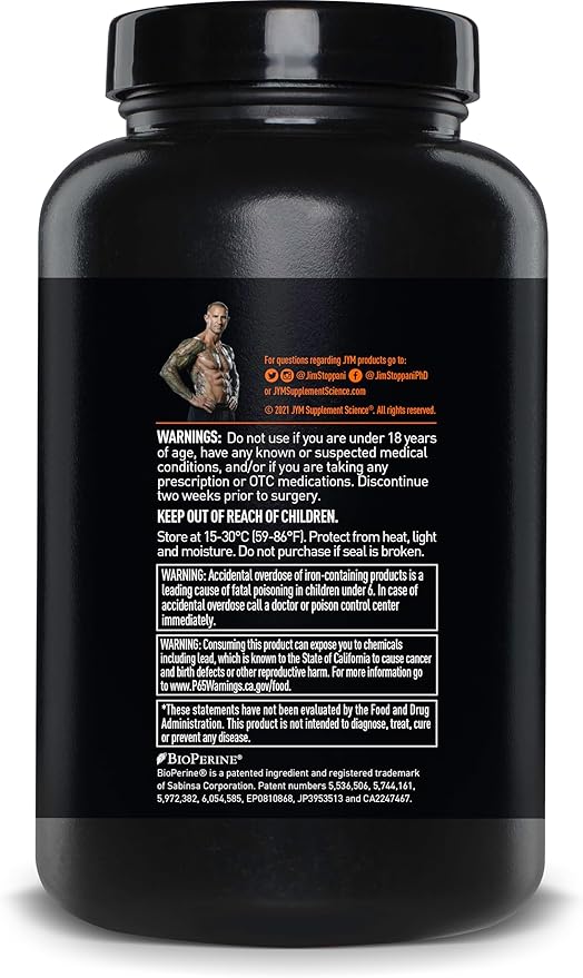 JYM Supplement Science Vita JYM Sports Multivitamin & Mineral Support, Vitamin A, C, B6, B12, E, K