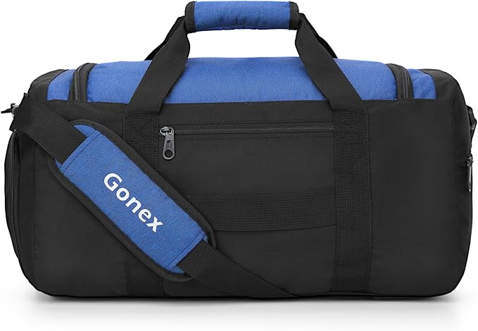 Gonex Gym Duffel Bag with Shoe Compartment Wet Pocket, Large Capacity Sports Duffle Bag for Men