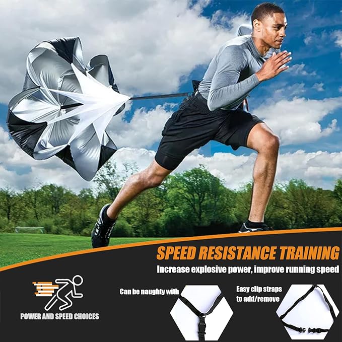 Football Training Equipment | Speed Agility Training Set, Including 1 Agility Ladder, 4 Steel