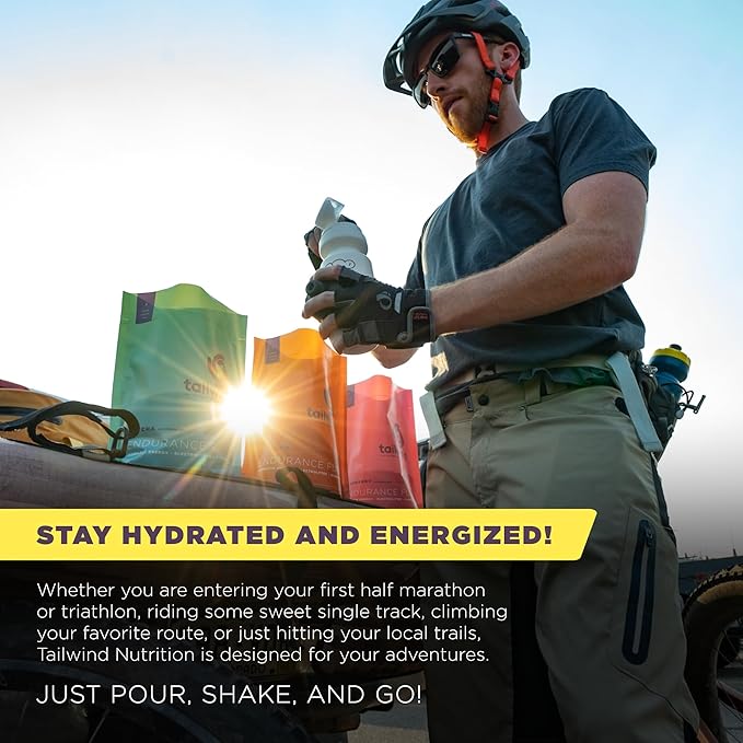 Tailwind Nutrition Endurance Fuel, Carbohydrate & Electrolyte Sports Drink Mix Powder, Gluten-Free