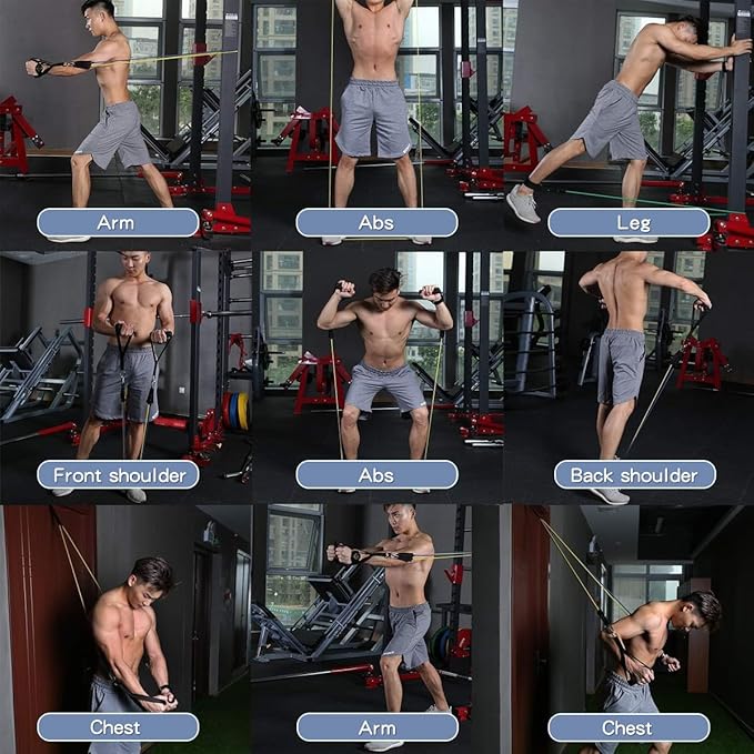 WHATAFIT Resistance Bands, Exercise Bands,Resistance Bands for Working Out, Work Out Bands with