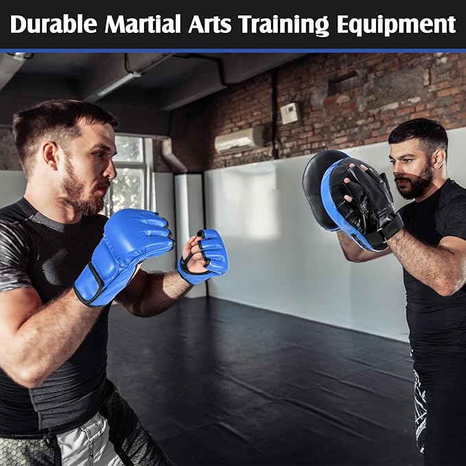 10 In1 Punching Mitts Kick Pad Set Taekwondo Pads Boxing Mitts Focus Pads Boxing Gloves Safety Head