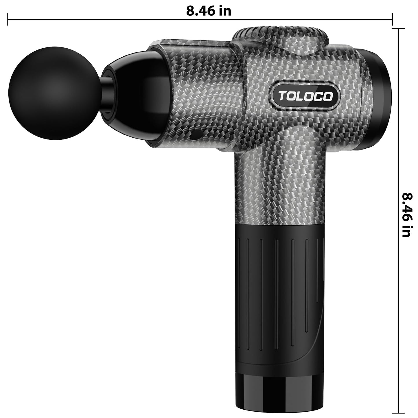 TOLOCO Massage Gun, Deep Tissue Back Massage for Athletes for Pain Relief, Percussion Massager with