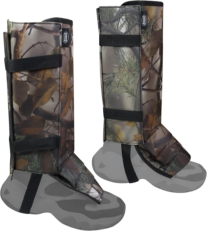 Snake Gaiters Leg Guards, Waterproof Snake Guards, Adjustable Snake Bite Protection for Lower Legs