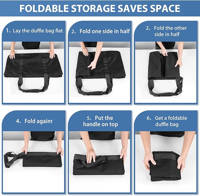 100L Large Travel Duffle Bag, Gear Bag for Men and Women, Storage Bag Ideal for Overnight Camping