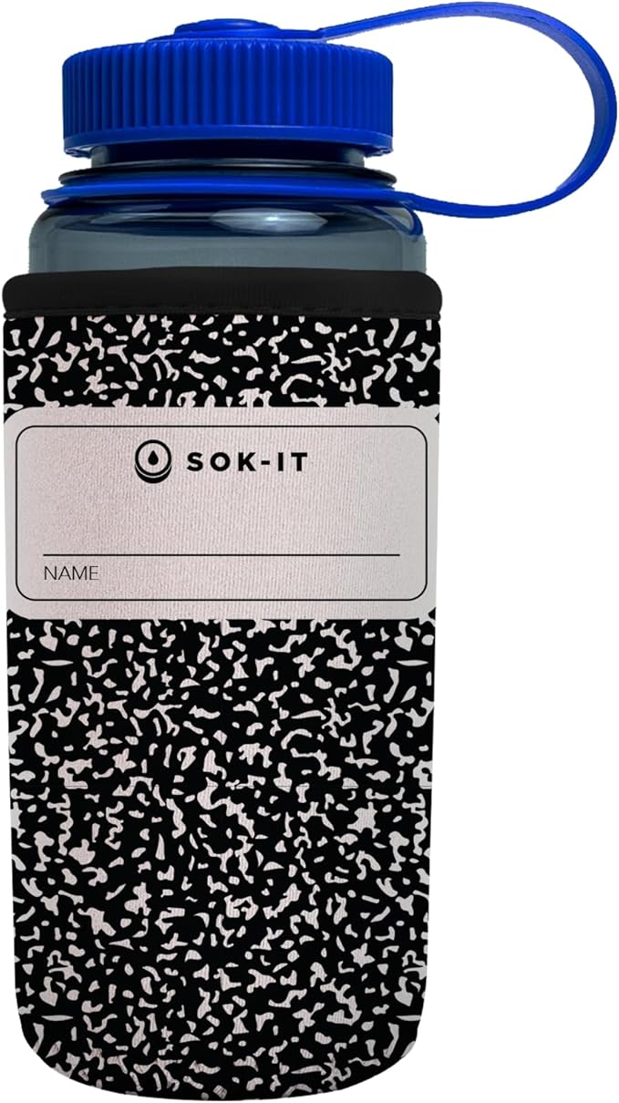 Sok It BotlSok Water Bottle Sleeve Insulated Neoprene Cover (Compose Yourself, Fits 16oz CamelBak