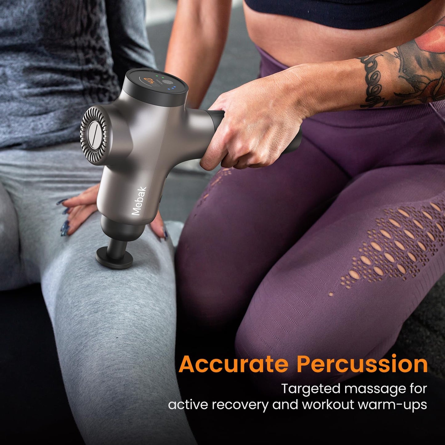 Mebak 3 Massage Gun, Massage Gun Deep Tissue for Athletes, Professional Muscle Percussion Massager