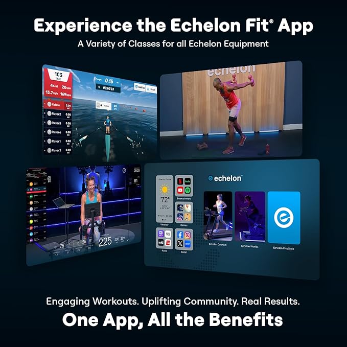Echelon Ellipse Series – Light Commercial-Grade Ellipticals for Full-Body, Low-Impact Cardio with