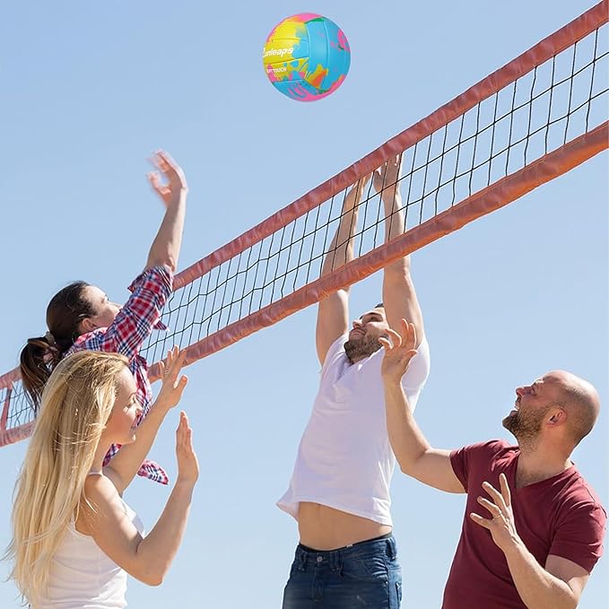 Beach Volleyball Official Size 5 Soft Waterproof Volleyball Sand Sports PU Ball for Indoor