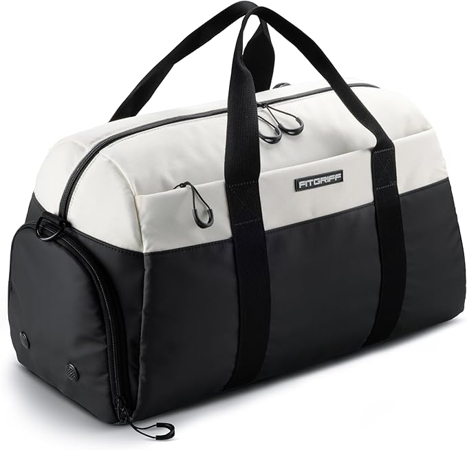 Fitgriff® Gym Bag V2 for Men and Women with Shoe & Wet Compartment - Duffle Bag for Travel, Sports
