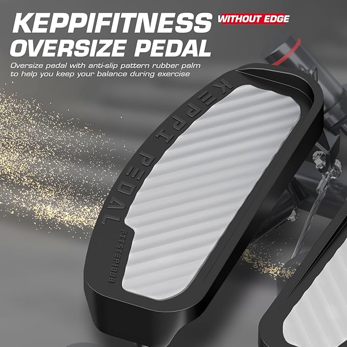 KeppiFitness Steppers for Exercise at Home, Stair Stepper with Resistance Bands for Home Cardio