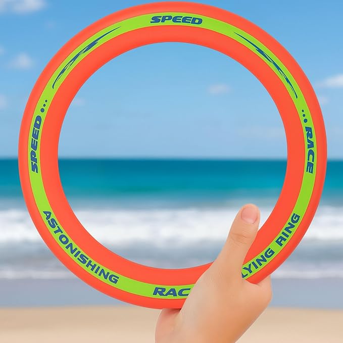 Liberty Imports 6 Pack: Flying Aero Discs Sports Outdoor Pro Flyer Rings - Plastic Toy Ultimate