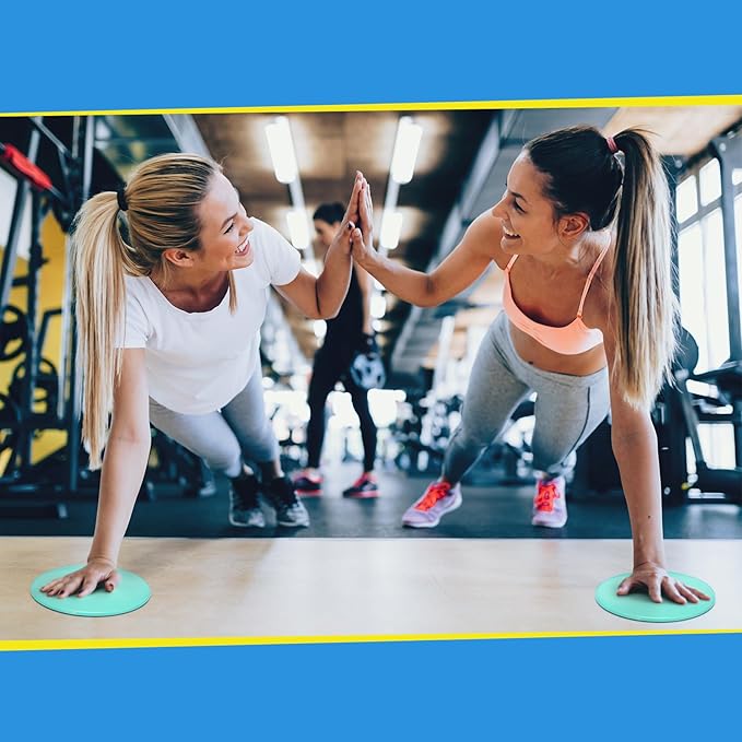 Jenaai Core Sliders Bulk Exercise Glider Discs Gifts for Group Training Classes Fitness Slider