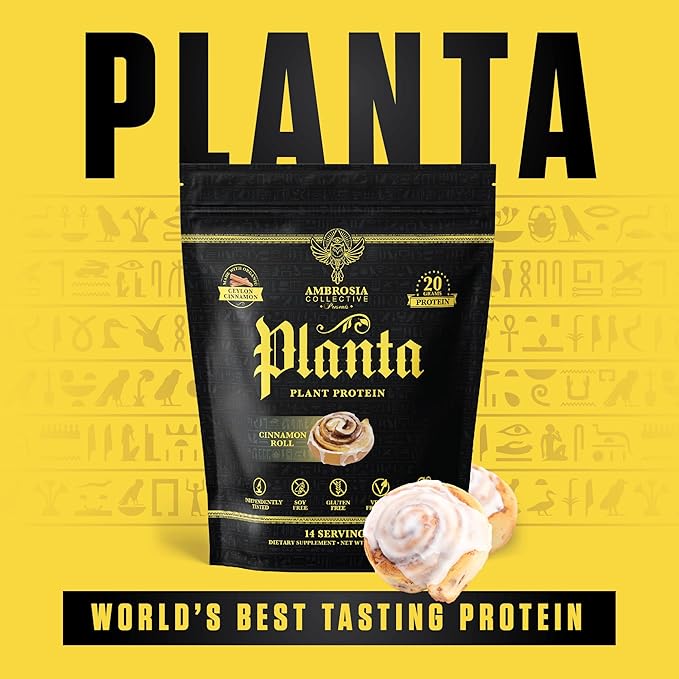 Ambrosia Planta - Premium Plant-Based Protein | Vegan & Keto Friendly | Gourmet Flavors with No
